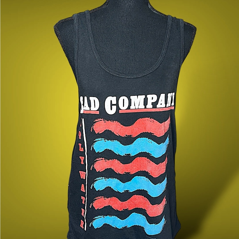 Vintage 1980’s rare Bad Company (Holy water) tank top